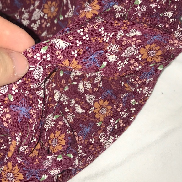 flowered bell bottom pants - Picture 3 of 5